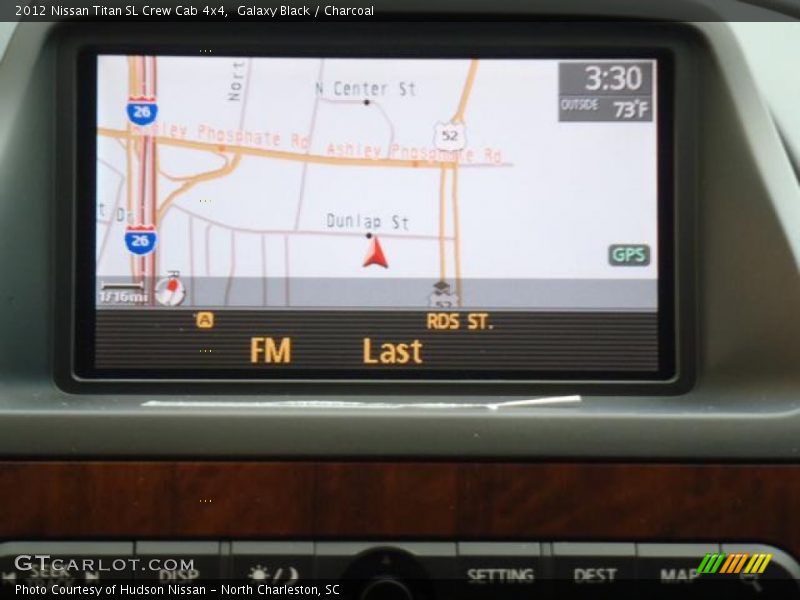 Navigation of 2012 Titan SL Crew Cab 4x4