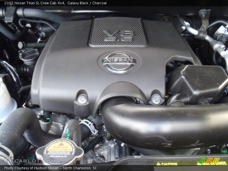 Galaxy Black / Charcoal 2012 Nissan Titan SL Crew Cab 4x4