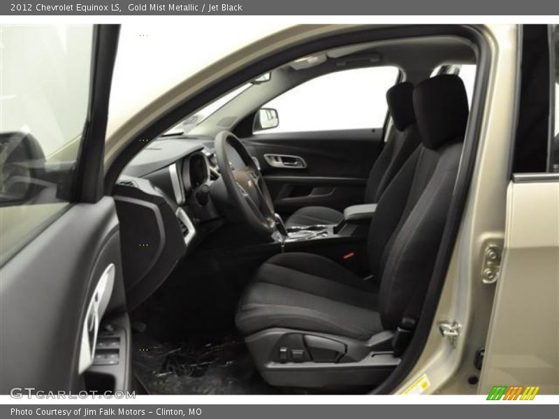 Gold Mist Metallic / Jet Black 2012 Chevrolet Equinox LS