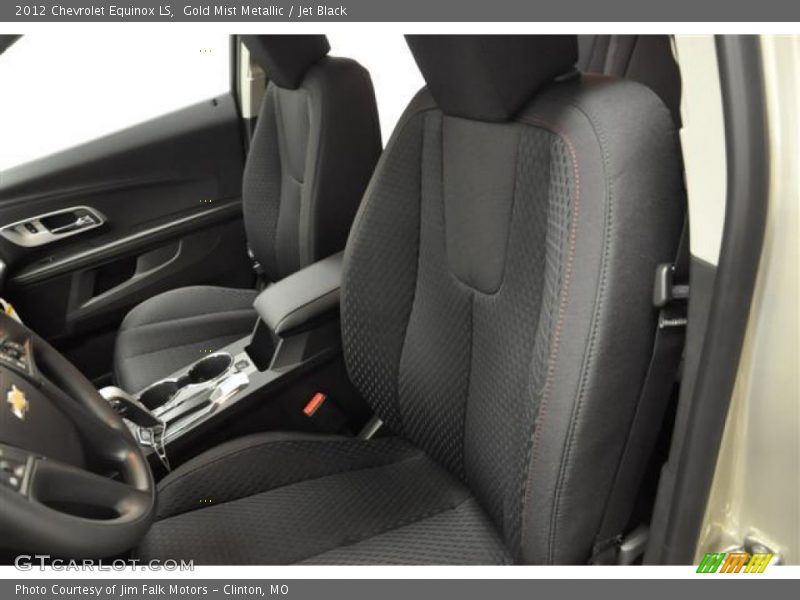 Gold Mist Metallic / Jet Black 2012 Chevrolet Equinox LS