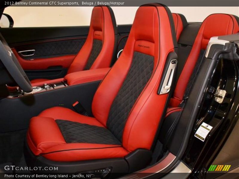  2012 Continental GTC Supersports Beluga/Hotspur Interior