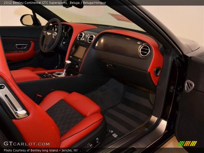 Dashboard of 2012 Continental GTC Supersports