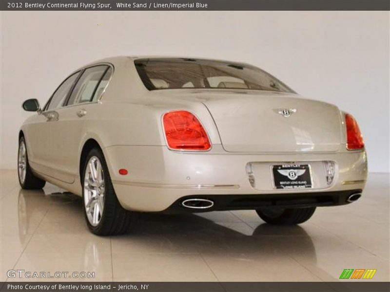 White Sand / Linen/Imperial Blue 2012 Bentley Continental Flying Spur