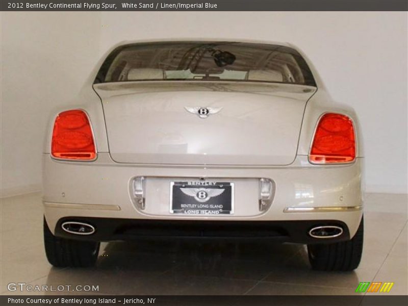 White Sand / Linen/Imperial Blue 2012 Bentley Continental Flying Spur