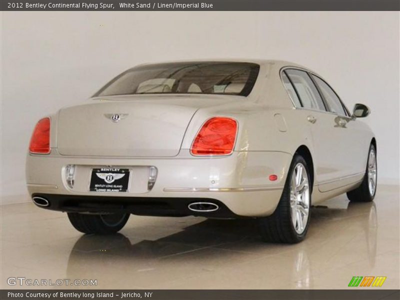 White Sand / Linen/Imperial Blue 2012 Bentley Continental Flying Spur