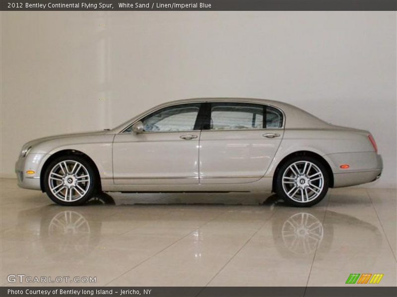 White Sand / Linen/Imperial Blue 2012 Bentley Continental Flying Spur