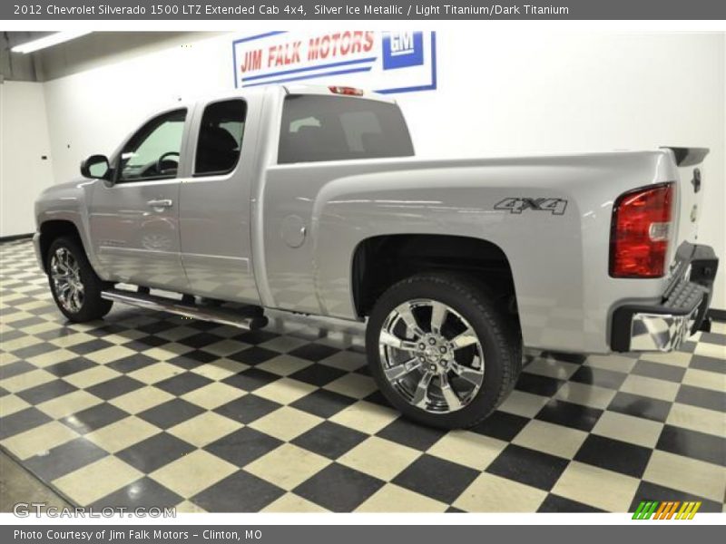 Silver Ice Metallic / Light Titanium/Dark Titanium 2012 Chevrolet Silverado 1500 LTZ Extended Cab 4x4