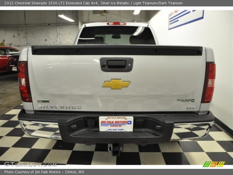 Silver Ice Metallic / Light Titanium/Dark Titanium 2012 Chevrolet Silverado 1500 LTZ Extended Cab 4x4
