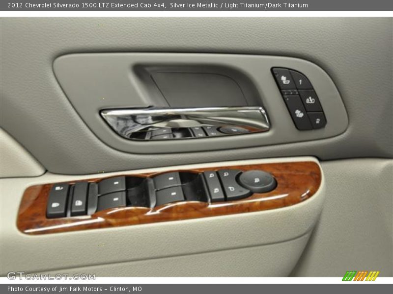 Silver Ice Metallic / Light Titanium/Dark Titanium 2012 Chevrolet Silverado 1500 LTZ Extended Cab 4x4