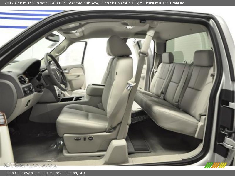  2012 Silverado 1500 LTZ Extended Cab 4x4 Light Titanium/Dark Titanium Interior