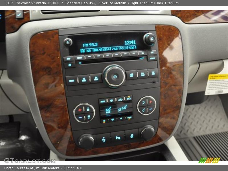 Controls of 2012 Silverado 1500 LTZ Extended Cab 4x4