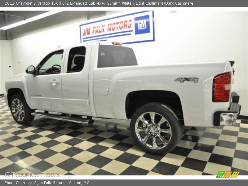 Summit White / Light Cashmere/Dark Cashmere 2012 Chevrolet Silverado 1500 LTZ Extended Cab 4x4