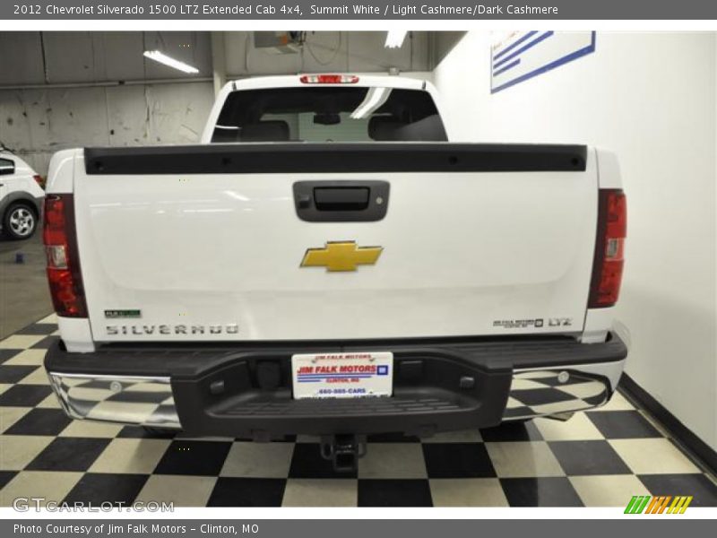 Summit White / Light Cashmere/Dark Cashmere 2012 Chevrolet Silverado 1500 LTZ Extended Cab 4x4