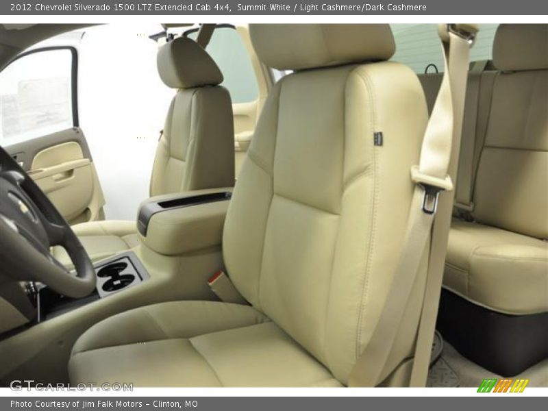 Summit White / Light Cashmere/Dark Cashmere 2012 Chevrolet Silverado 1500 LTZ Extended Cab 4x4