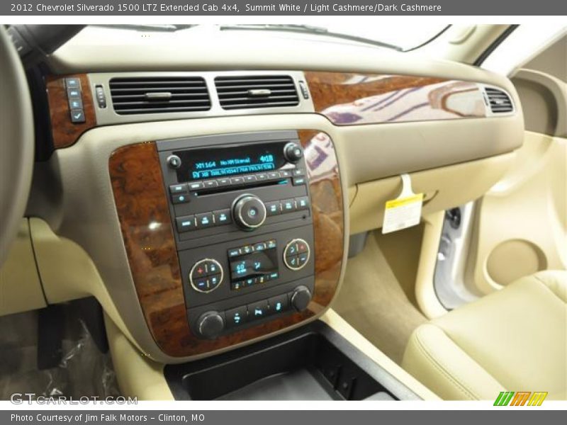 Summit White / Light Cashmere/Dark Cashmere 2012 Chevrolet Silverado 1500 LTZ Extended Cab 4x4