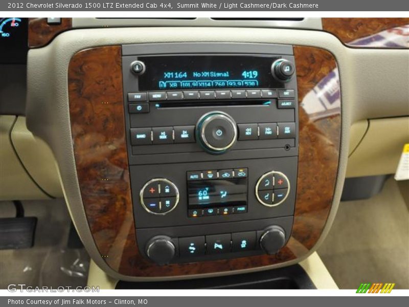 Summit White / Light Cashmere/Dark Cashmere 2012 Chevrolet Silverado 1500 LTZ Extended Cab 4x4