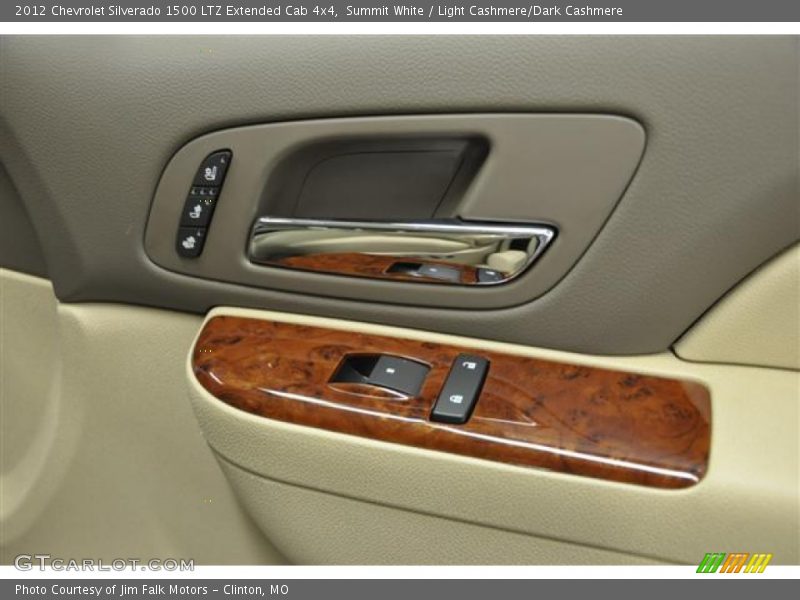 Summit White / Light Cashmere/Dark Cashmere 2012 Chevrolet Silverado 1500 LTZ Extended Cab 4x4