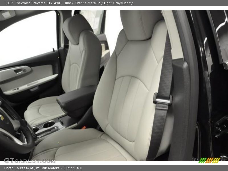 Black Granite Metallic / Light Gray/Ebony 2012 Chevrolet Traverse LTZ AWD