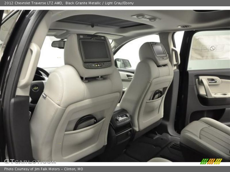 Black Granite Metallic / Light Gray/Ebony 2012 Chevrolet Traverse LTZ AWD