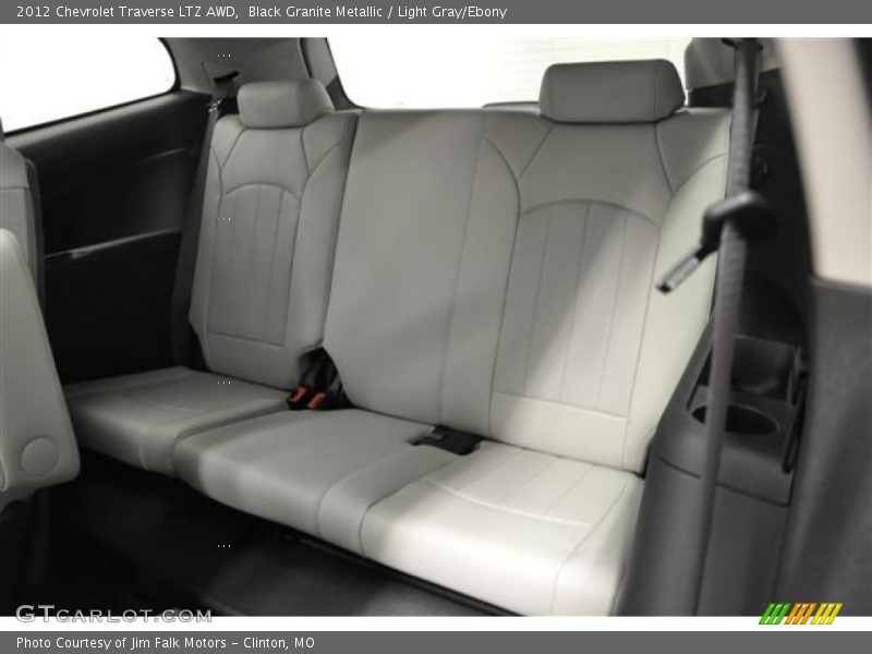 Black Granite Metallic / Light Gray/Ebony 2012 Chevrolet Traverse LTZ AWD
