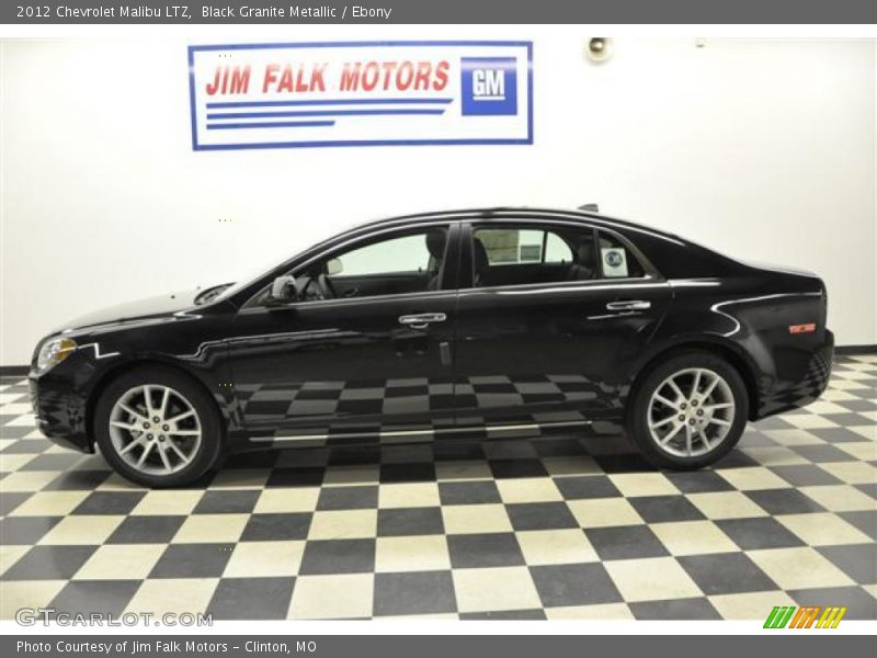 Black Granite Metallic / Ebony 2012 Chevrolet Malibu LTZ