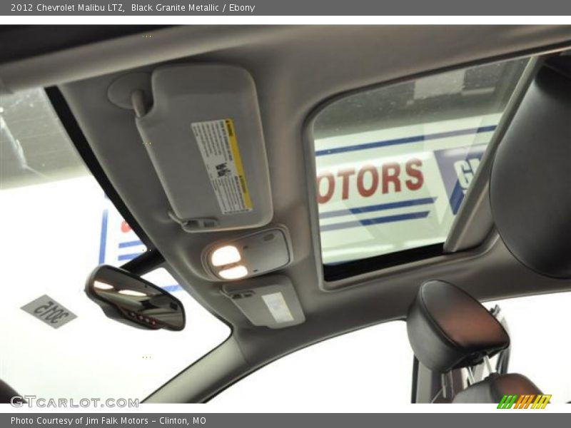 Black Granite Metallic / Ebony 2012 Chevrolet Malibu LTZ