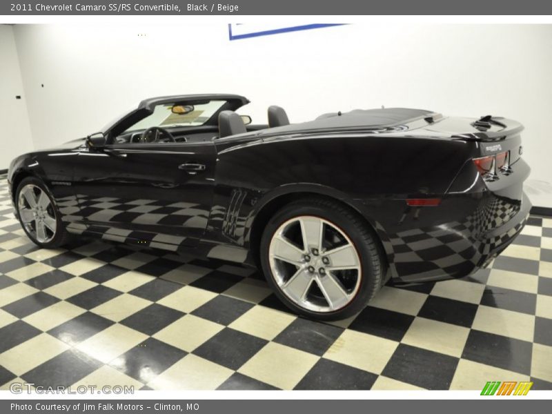 Black / Beige 2011 Chevrolet Camaro SS/RS Convertible