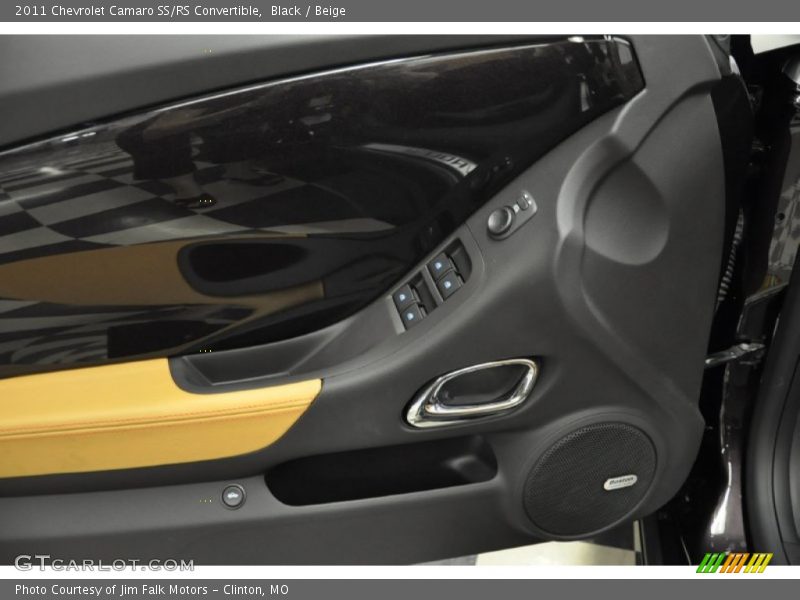 Black / Beige 2011 Chevrolet Camaro SS/RS Convertible