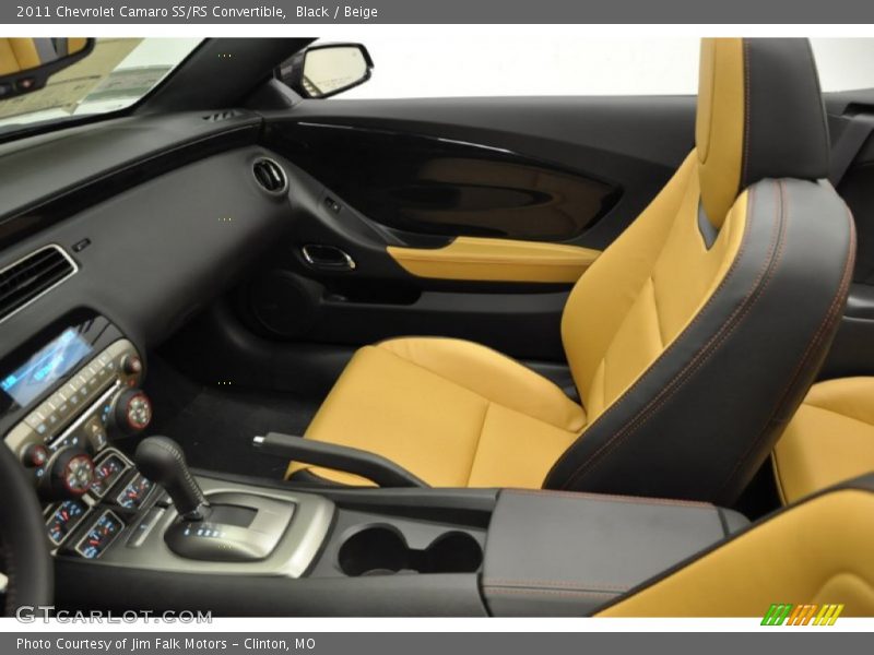 Black / Beige 2011 Chevrolet Camaro SS/RS Convertible
