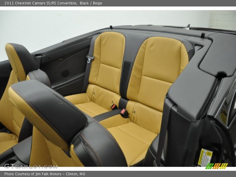 Black / Beige 2011 Chevrolet Camaro SS/RS Convertible