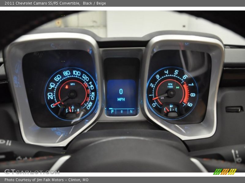 Black / Beige 2011 Chevrolet Camaro SS/RS Convertible