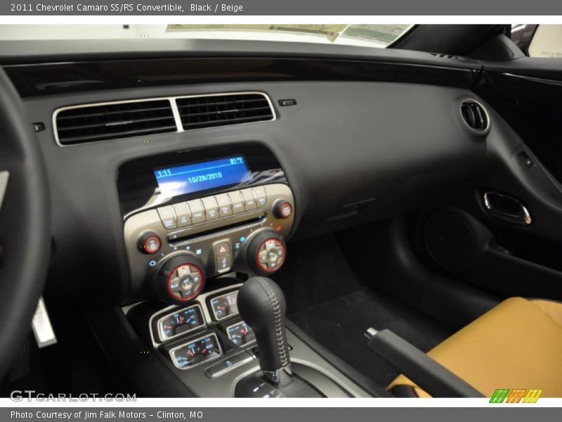 Black / Beige 2011 Chevrolet Camaro SS/RS Convertible