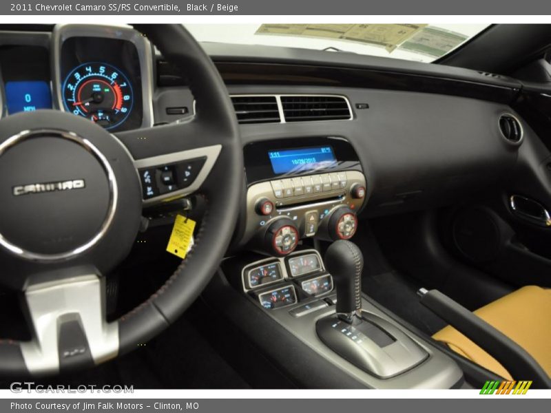 Black / Beige 2011 Chevrolet Camaro SS/RS Convertible