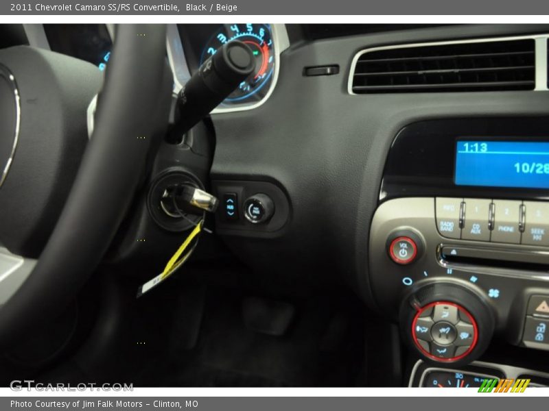 Black / Beige 2011 Chevrolet Camaro SS/RS Convertible