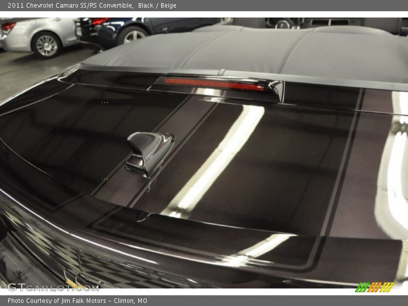 Black / Beige 2011 Chevrolet Camaro SS/RS Convertible