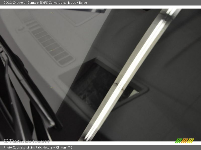 Black / Beige 2011 Chevrolet Camaro SS/RS Convertible