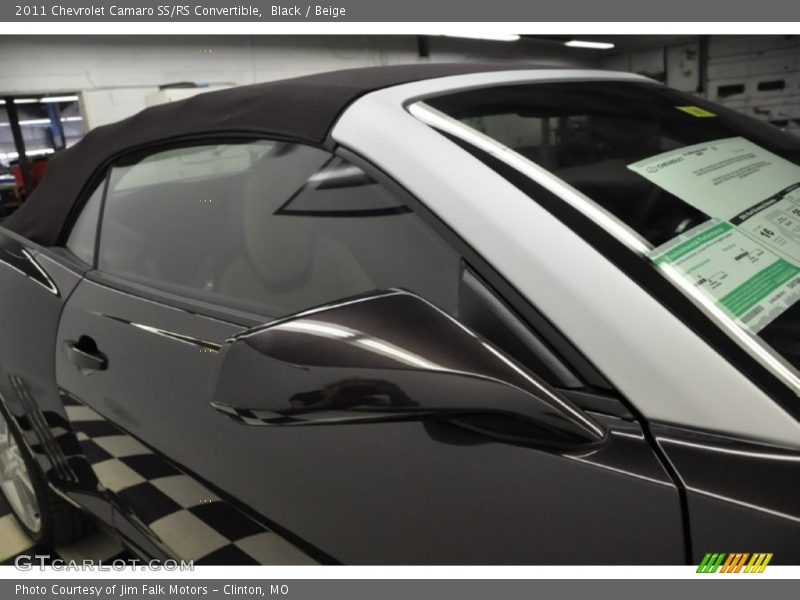 Black / Beige 2011 Chevrolet Camaro SS/RS Convertible