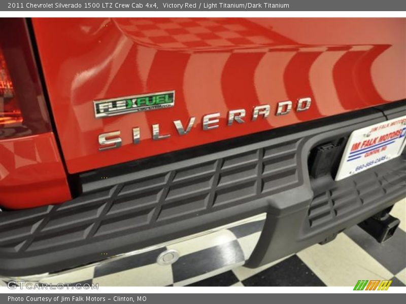 Victory Red / Light Titanium/Dark Titanium 2011 Chevrolet Silverado 1500 LTZ Crew Cab 4x4