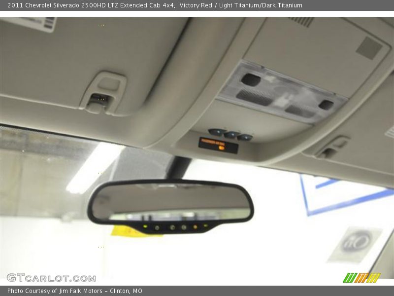 Victory Red / Light Titanium/Dark Titanium 2011 Chevrolet Silverado 2500HD LTZ Extended Cab 4x4