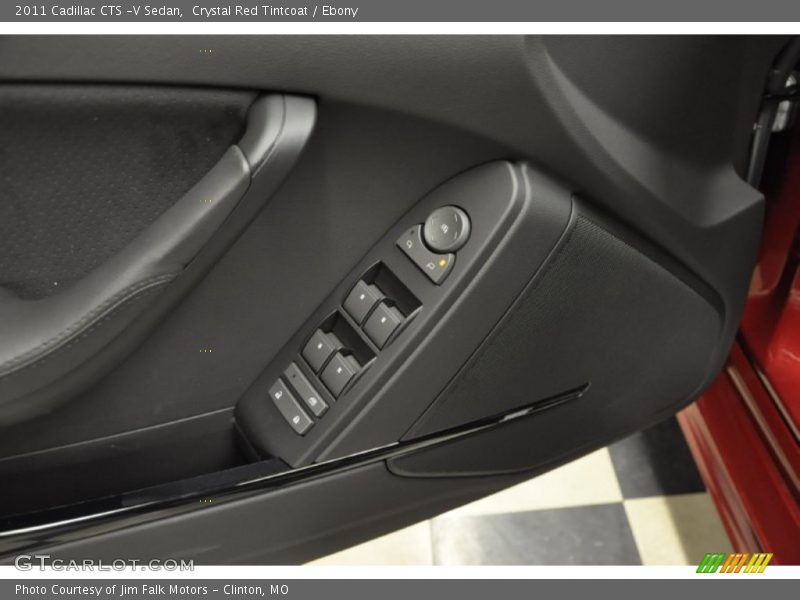Crystal Red Tintcoat / Ebony 2011 Cadillac CTS -V Sedan