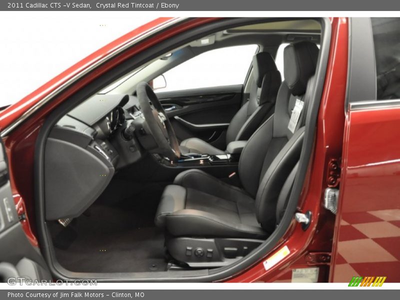 Crystal Red Tintcoat / Ebony 2011 Cadillac CTS -V Sedan