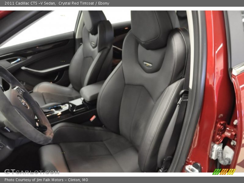Crystal Red Tintcoat / Ebony 2011 Cadillac CTS -V Sedan