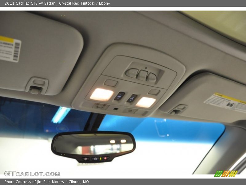 Crystal Red Tintcoat / Ebony 2011 Cadillac CTS -V Sedan
