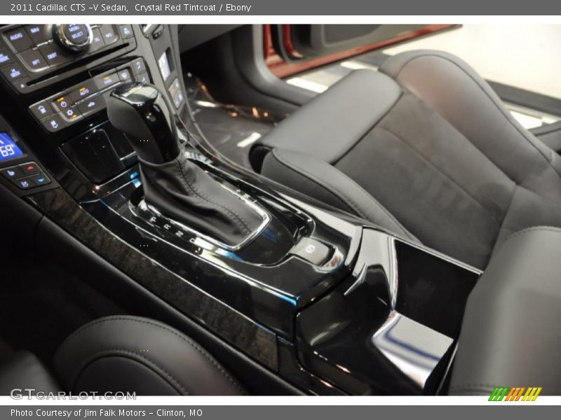 Crystal Red Tintcoat / Ebony 2011 Cadillac CTS -V Sedan