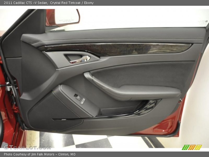 Crystal Red Tintcoat / Ebony 2011 Cadillac CTS -V Sedan