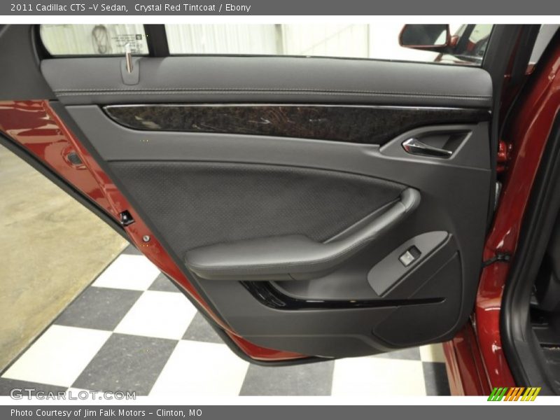 Crystal Red Tintcoat / Ebony 2011 Cadillac CTS -V Sedan