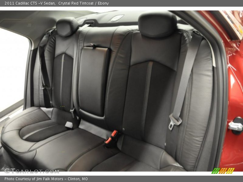 Crystal Red Tintcoat / Ebony 2011 Cadillac CTS -V Sedan