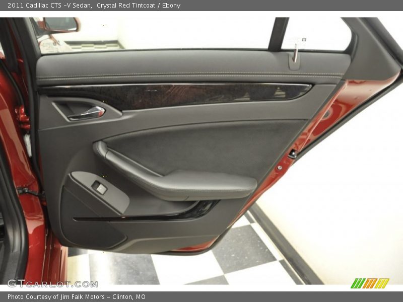 Crystal Red Tintcoat / Ebony 2011 Cadillac CTS -V Sedan