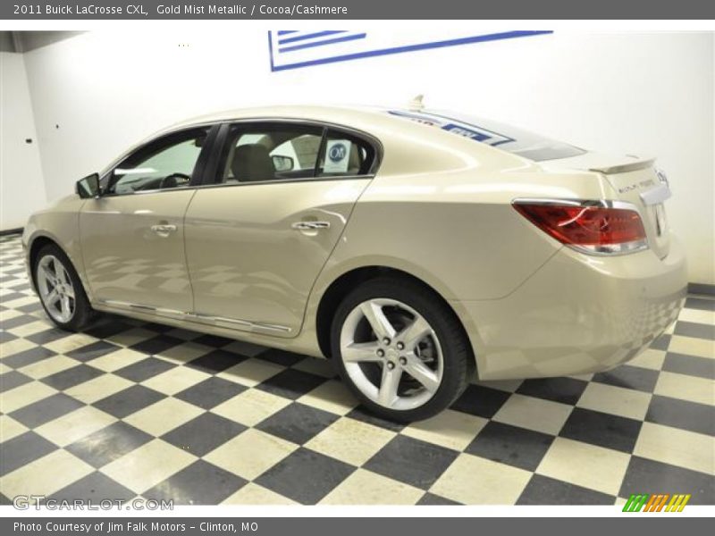 Gold Mist Metallic / Cocoa/Cashmere 2011 Buick LaCrosse CXL