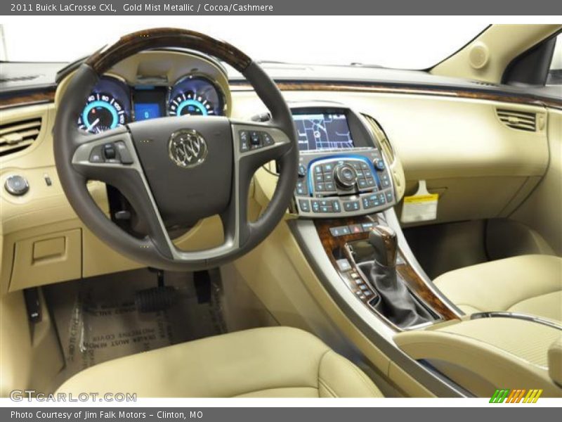 Gold Mist Metallic / Cocoa/Cashmere 2011 Buick LaCrosse CXL
